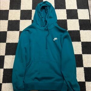 Nike Men's Teal Hoodie